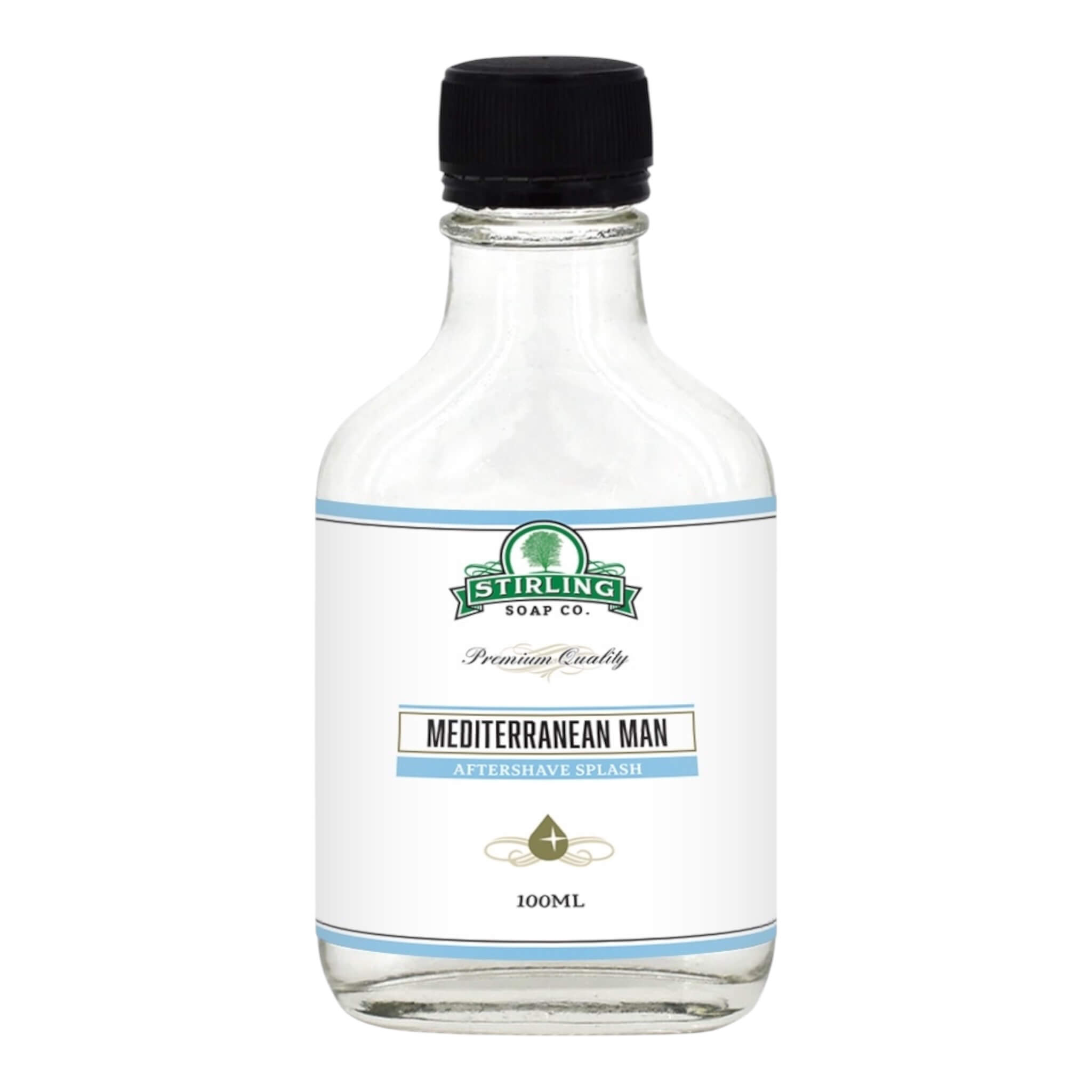 Stirling Soap Company Aftershave Splash  Mediterranean Man  100 Ml