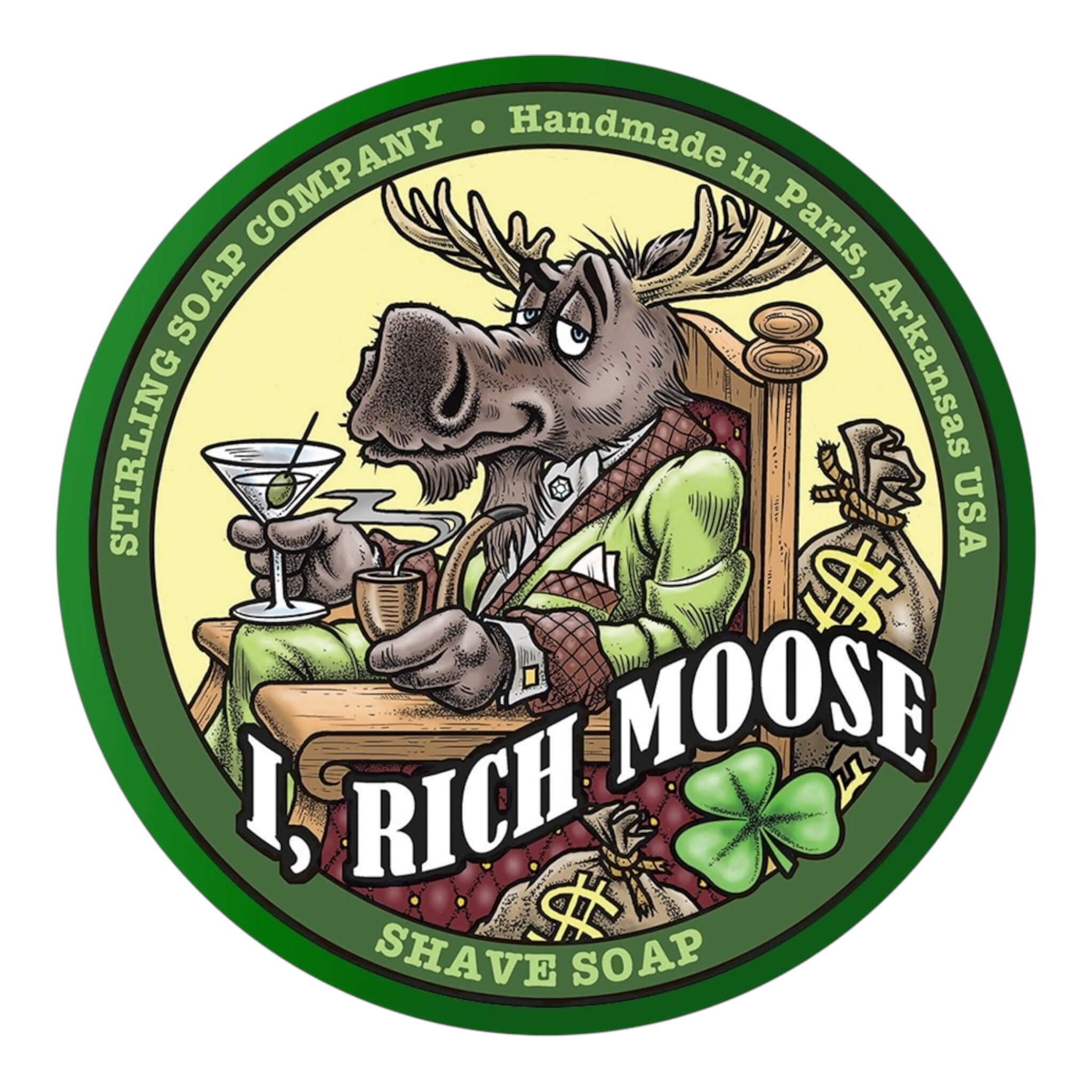 Stirling Soap Company Barbersæbe I Rich Moose 170 Ml