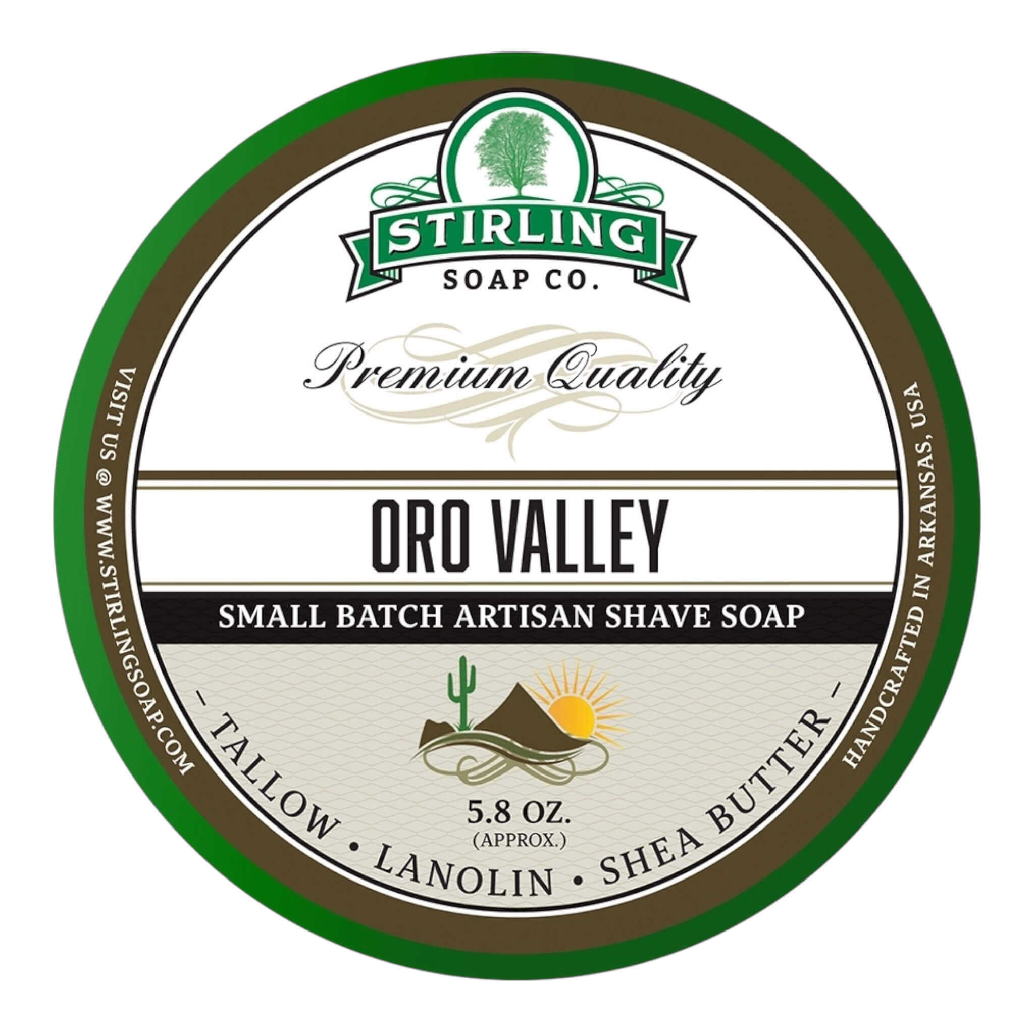 Stirling Soap Company Barbersæbe  Oro Valley  170 Ml