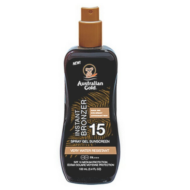 Australian Gold Sun Spray Gel Instant Bronzer Spf15 100 Ml