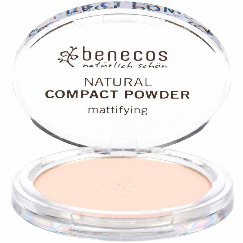 Benecos Natural Compact Powder Mattifying 9 Gr Fair