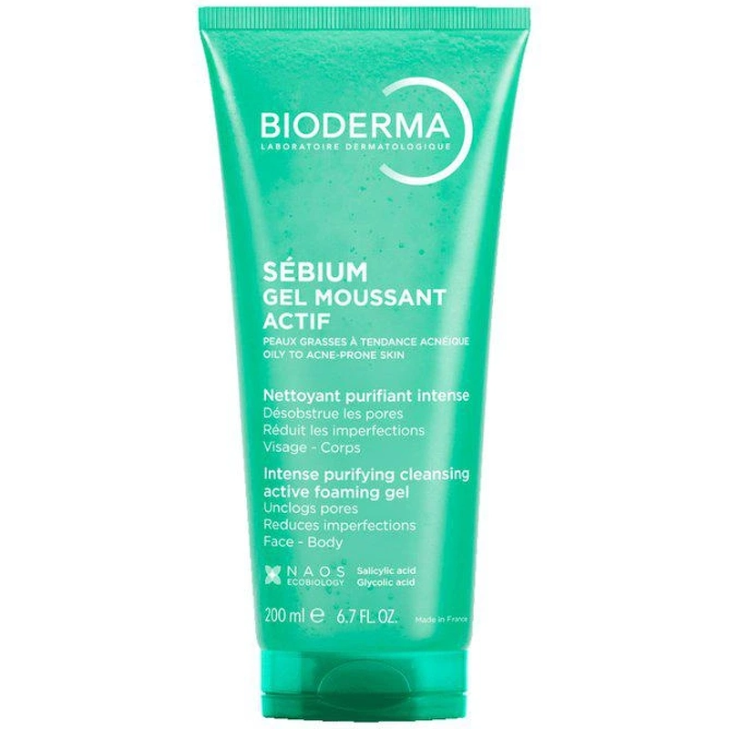Bioderma Sebium Gel Moussant Actif 200 Ml