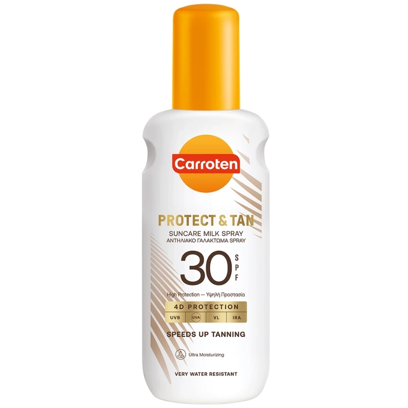Carroten Protect   Tan Milk Spray Spf 30 200 Ml