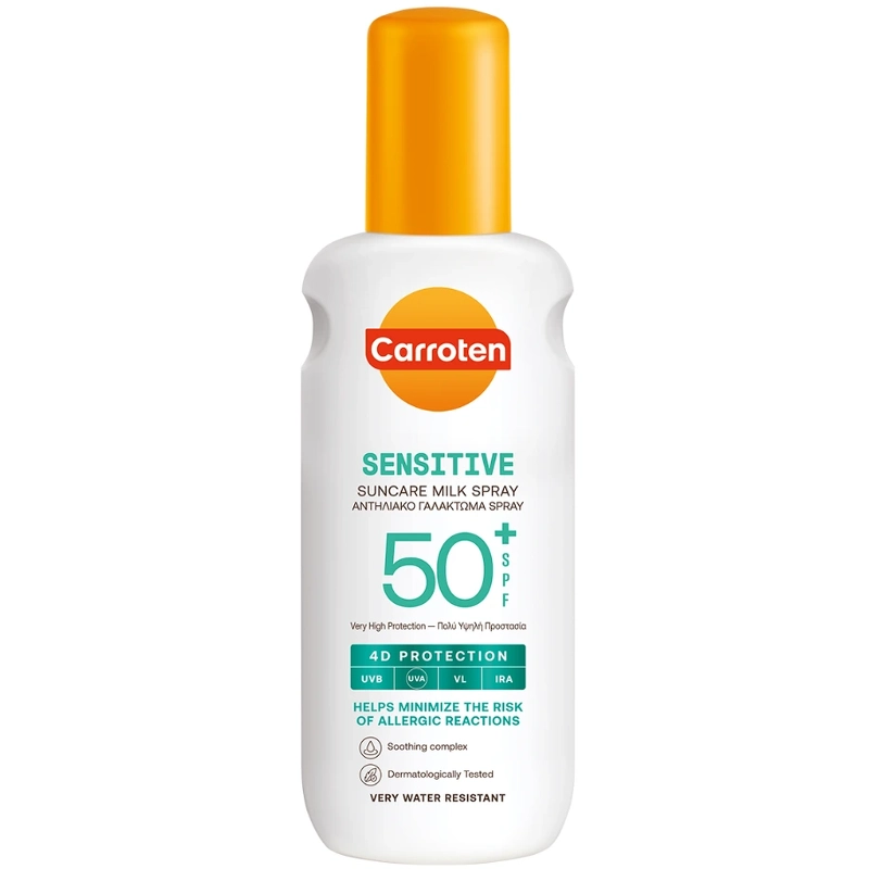 Carroten Sensitive Milk Spray Spf 50  200 Ml