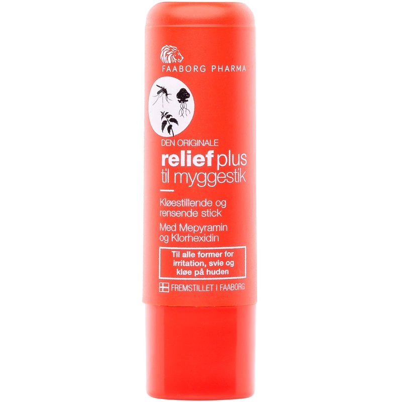 Faaborg Pharma Relief Plus Stick Til Myggestik 5 4 Gr