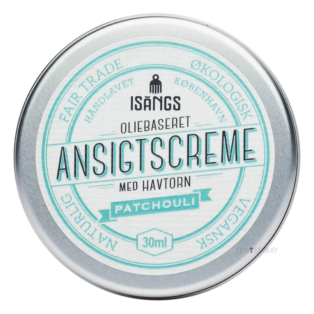 Isangs Ansigtscreme Med Havtorn  Patchouli  30 Ml