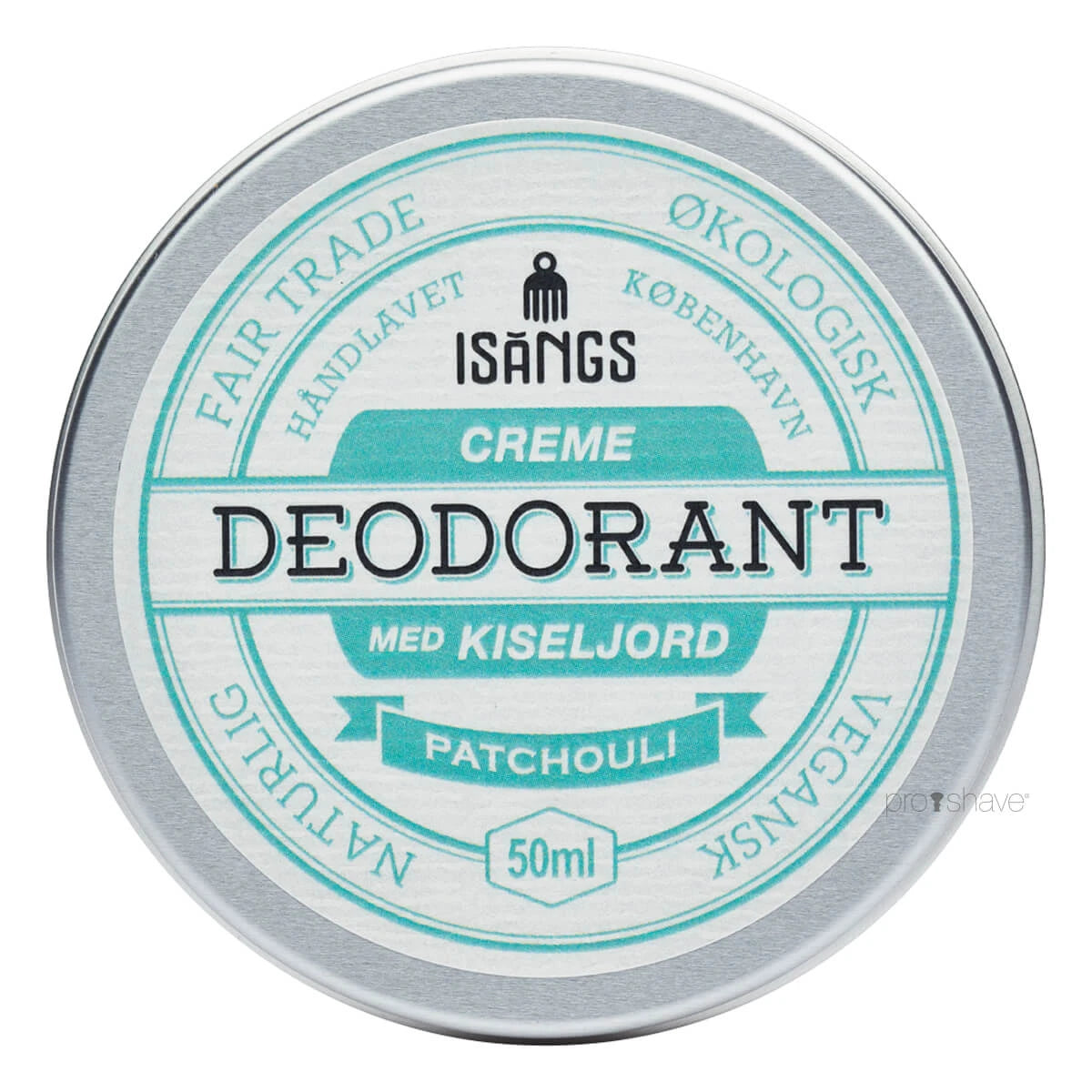 Isangs Creme Deodorant Med Kiseljord  Patchouli  50 Ml
