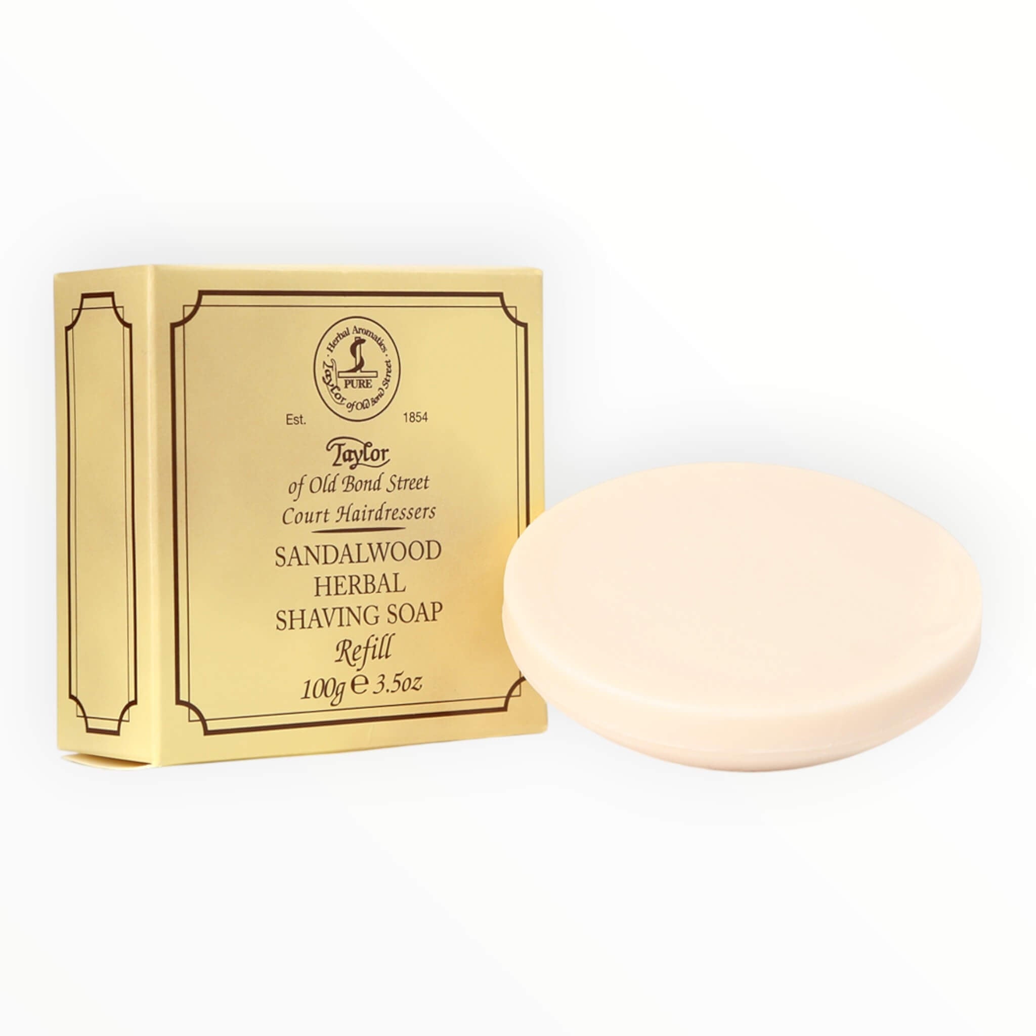 Taylor Of Old Bond Street Barbersæbe Refill Sandeltræ 100 Gr