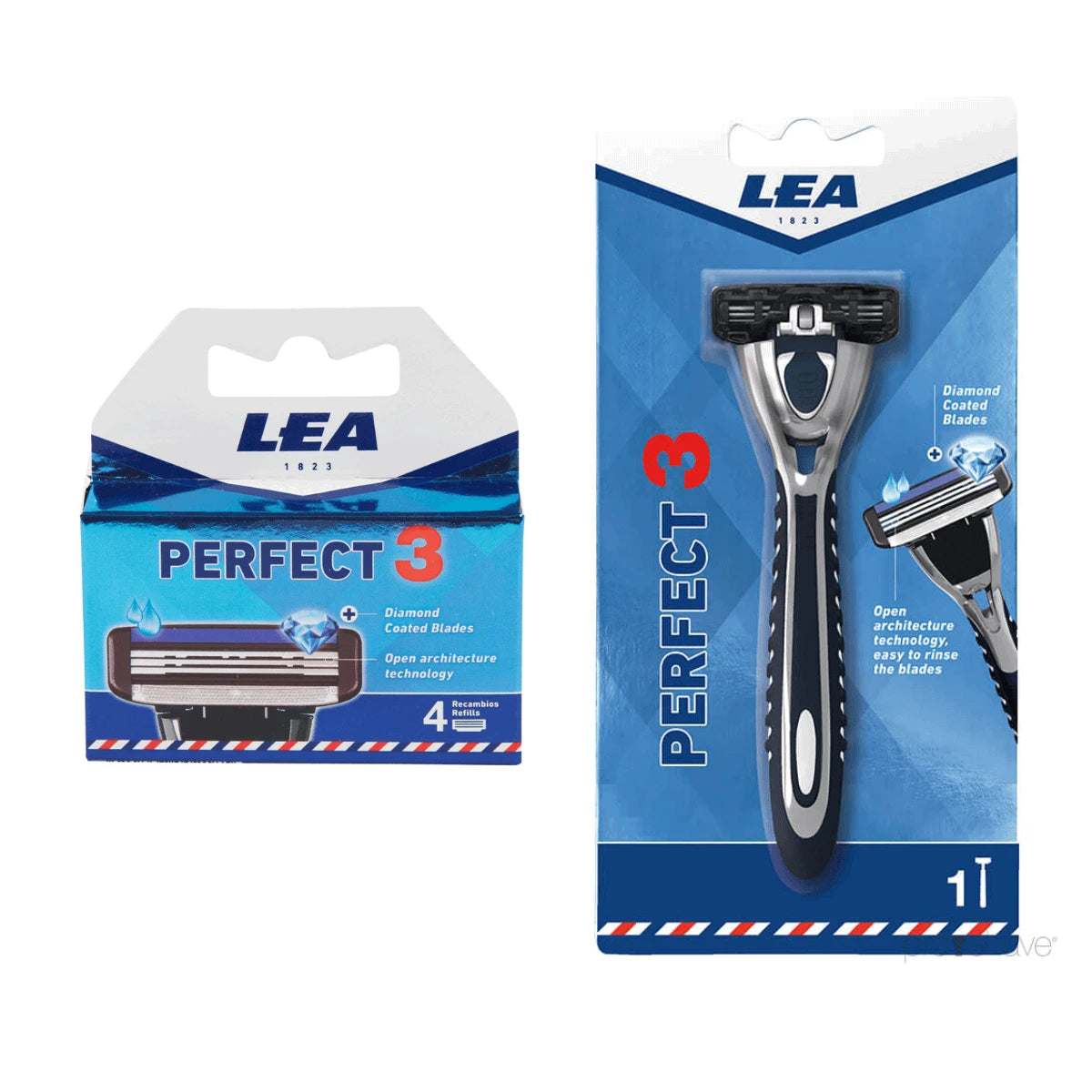 Lea Classic Perfect 3 Sæt Skraber Barberblade