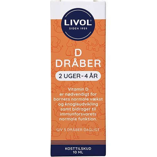D Dråber Til Børn Livol 10 Ml