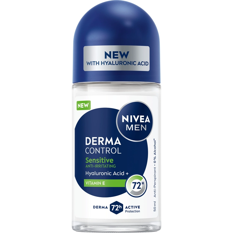 Nivea Derma Control Sensitive Male Roll On 50 Ml