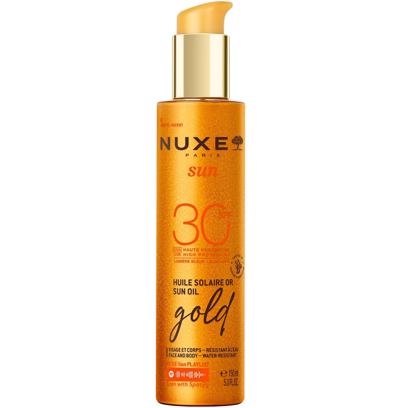Nuxe Sun Tanning Oil Gold Spf 30   150 Ml