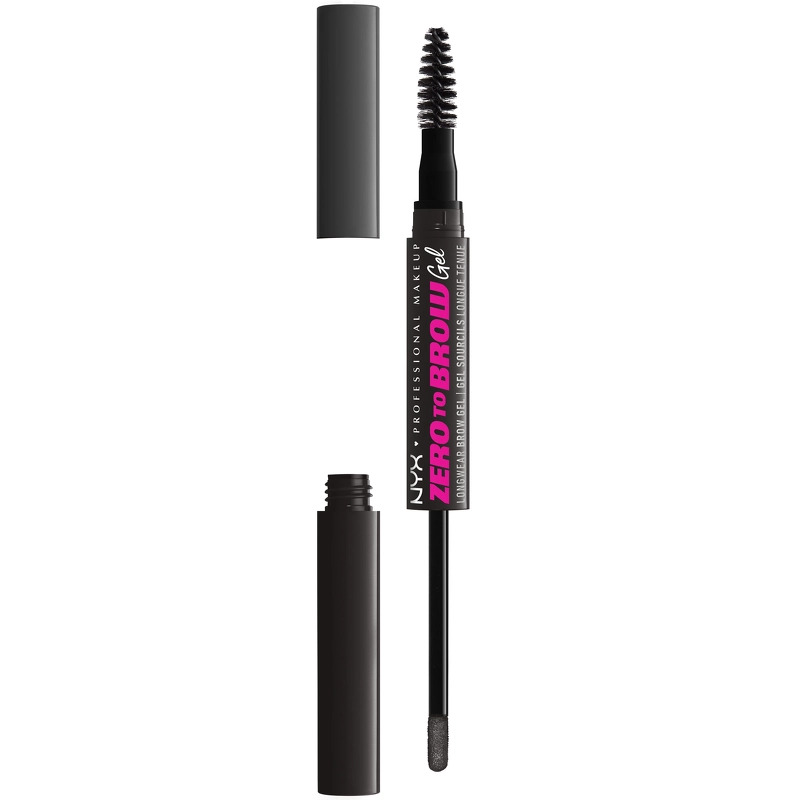 Nyx Prof Makeup Zero To Brow Longwear Brow Gel 2 Ml 08 Sort