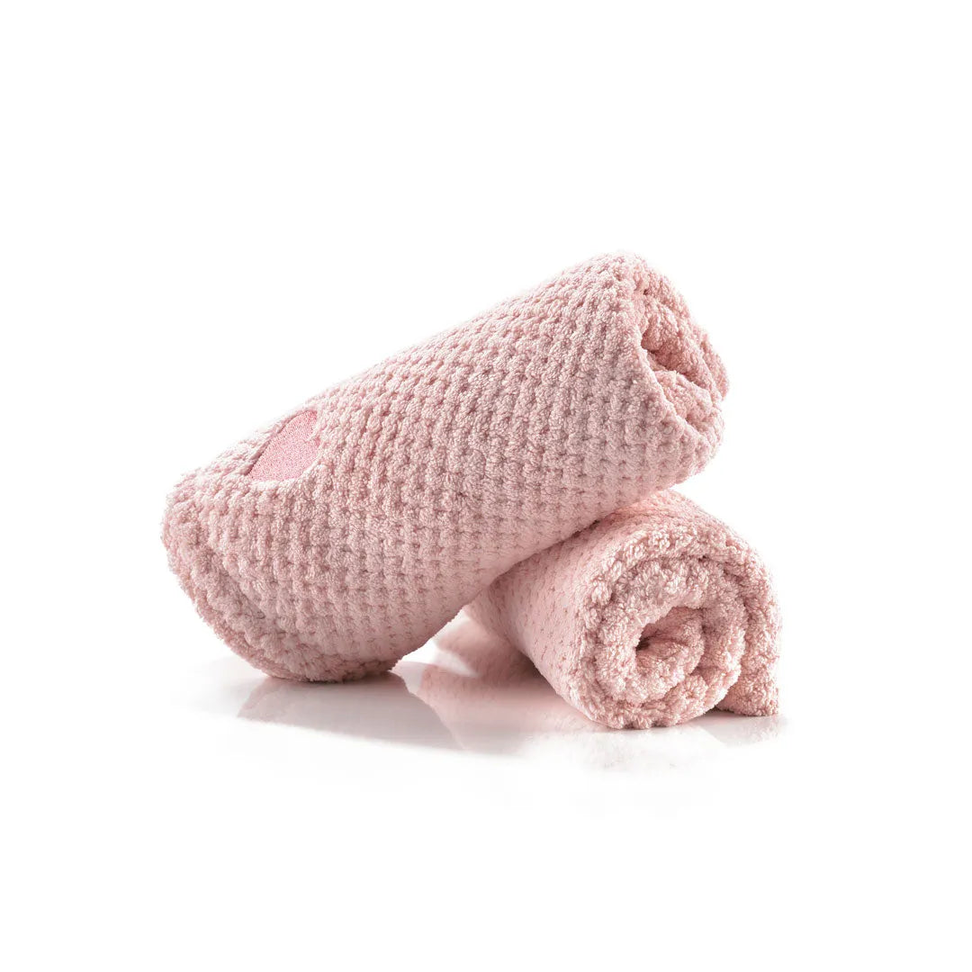 Mikrofiber Håndklæde Til Hår Rosa 2 Stk Spar 15