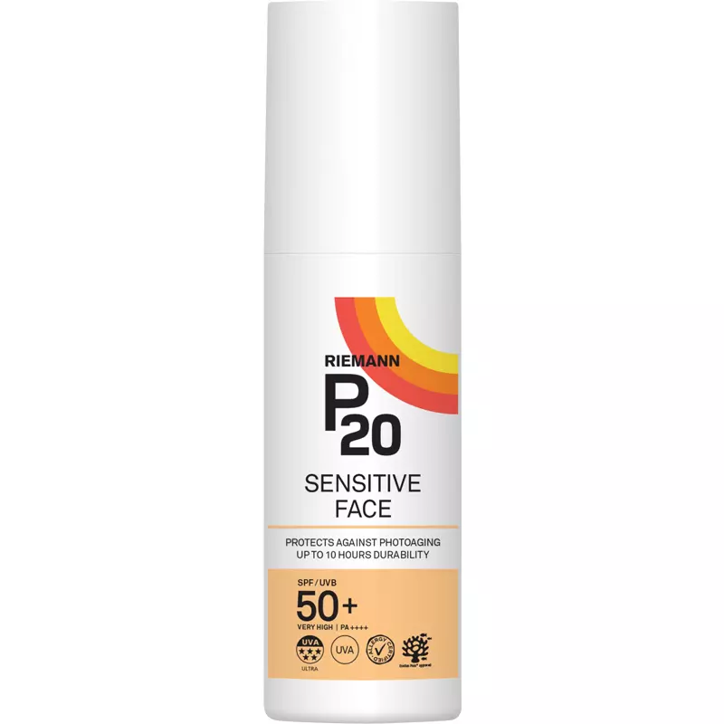 P20 Riemann Sensitive Sun Protection Face Cream Spf 50    50 Gr