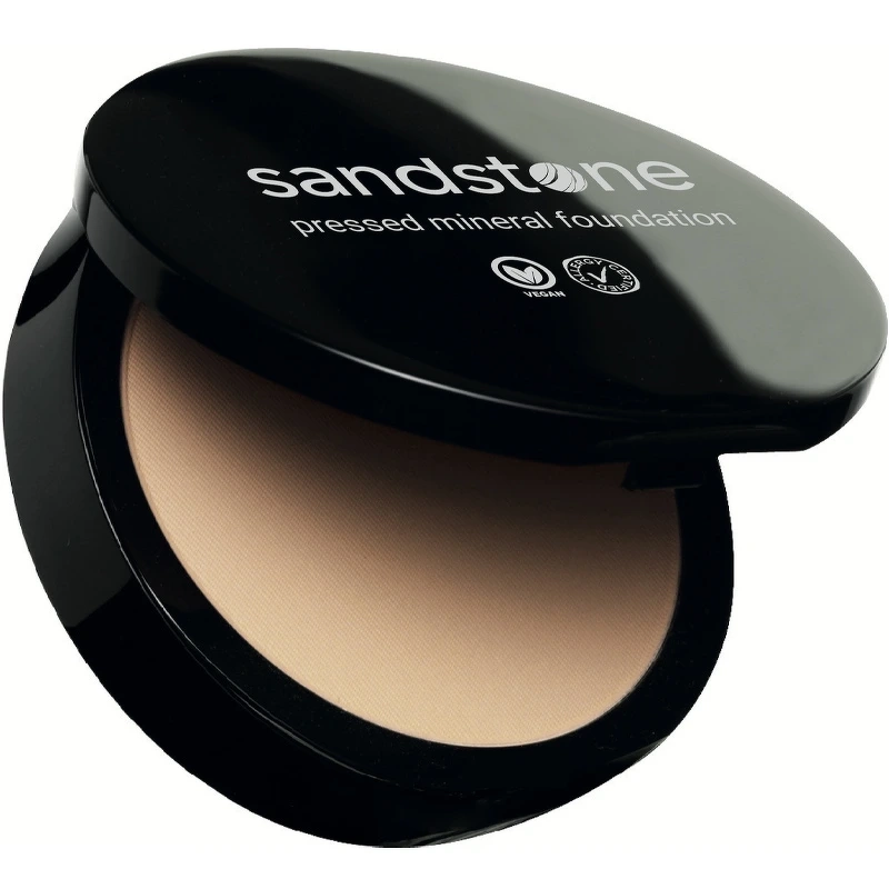 Sandstone Pressed Mineral Foundation 9 Gr C3 Warm Ivory
