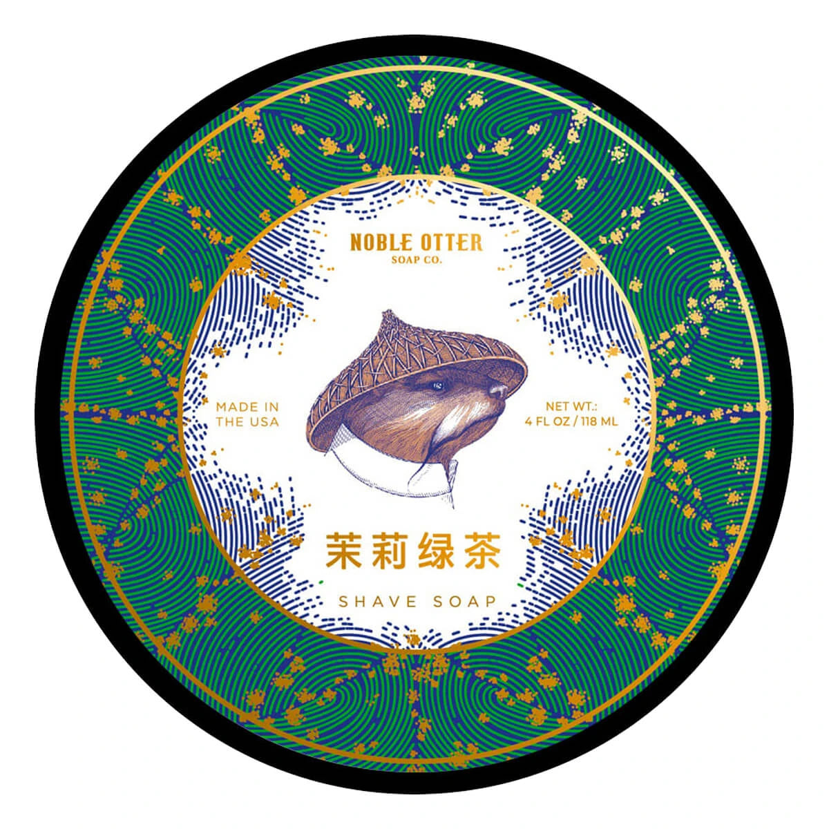 Noble Otter Barbersæbe Jasmine Green Tea 118 Ml