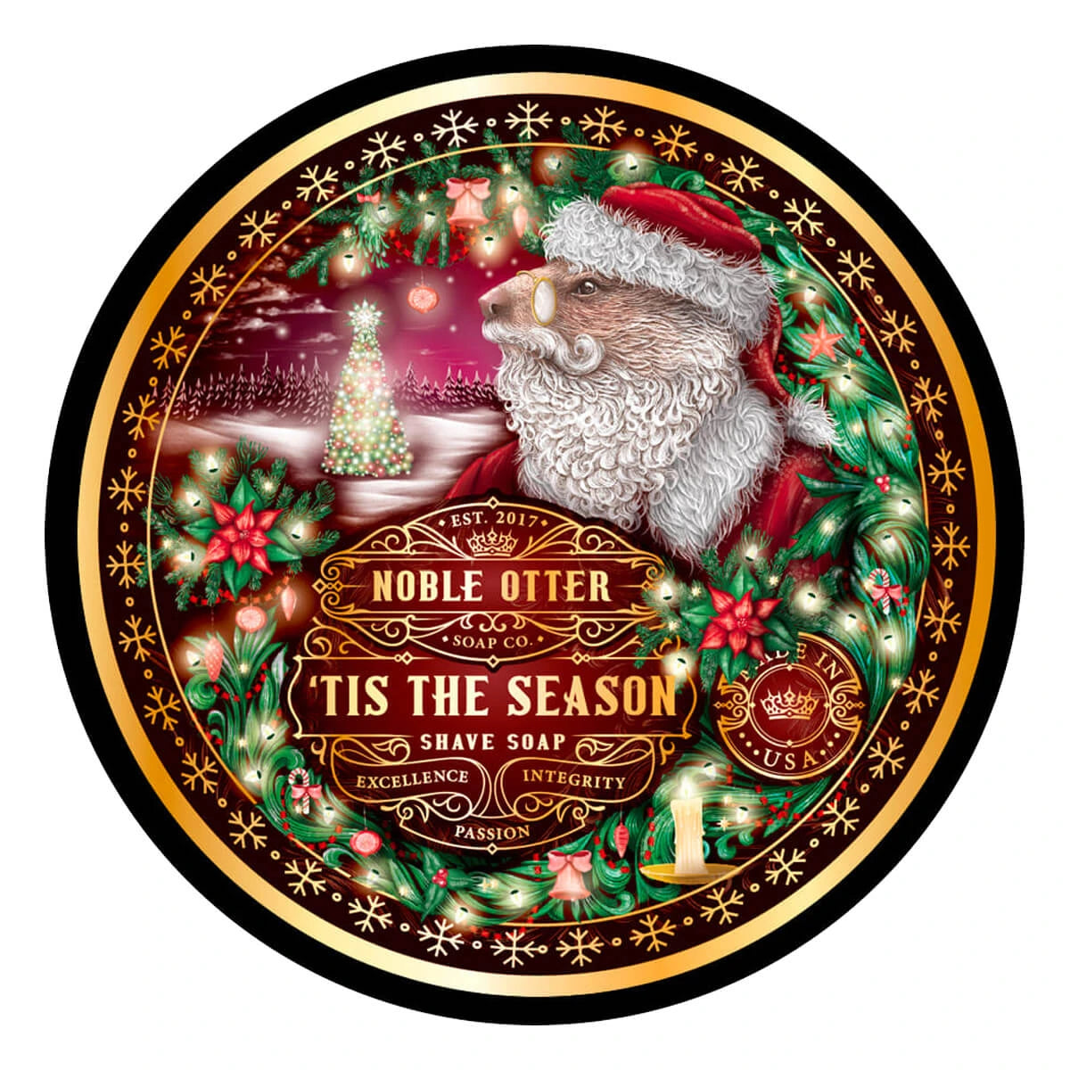 Noble Otter Barbersæbe   Apos Tis The Season  118 Ml