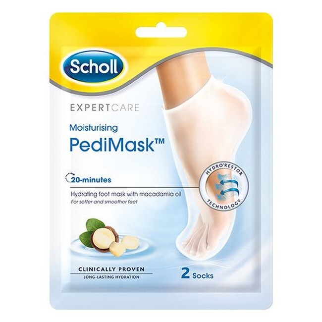 Scholl   Expert Care Moisturising Pedimask Macadamia Oil   2 Socks
