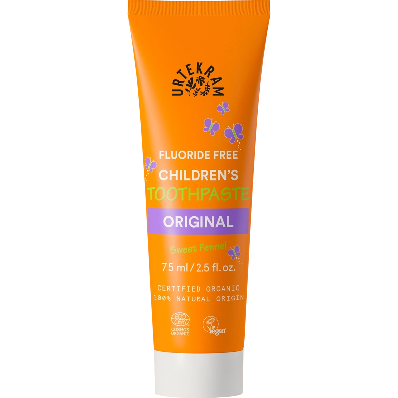 Urtekram Children Apos S Original Flouride Free Toothpaste 75 Ml