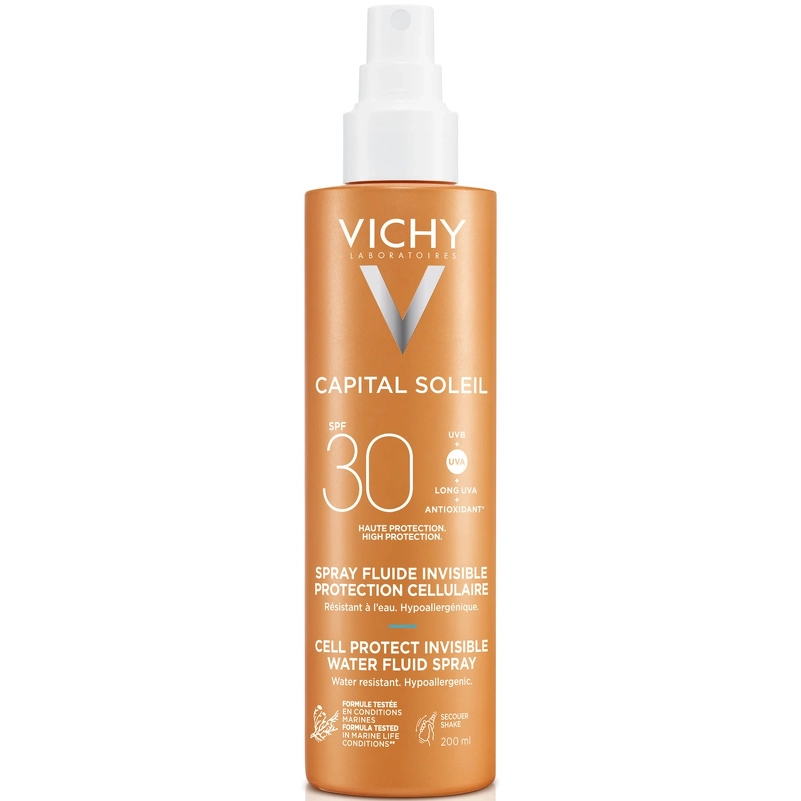 Vichy Capital Soleil Cell Protect Uv Spray Spf 30   200 Ml
