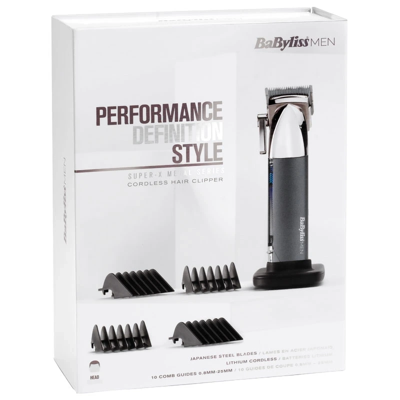 Babyliss Hair Clippers Super X Metal Chrome E996e