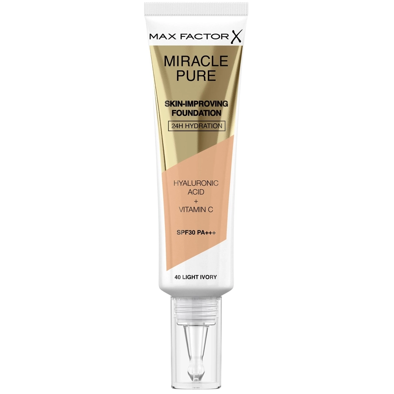 Max Factor Miracle Pure Skin Improving Foundation 30 Ml 40 Light Ivory