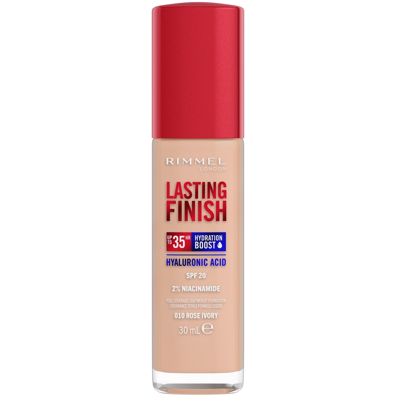 Rimmel Clean Lasting Finish Foundation 30 Ml   010 Rose Ivory