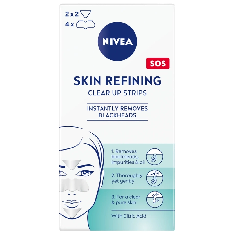 Nivea Skin Refining Clear Up Strips 6 Pieces