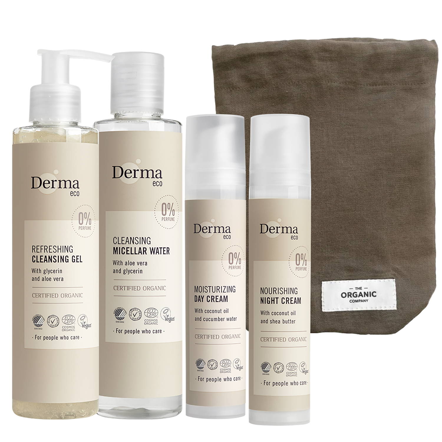 Derma Eco Ansigtsplejesæt  24h Pleje