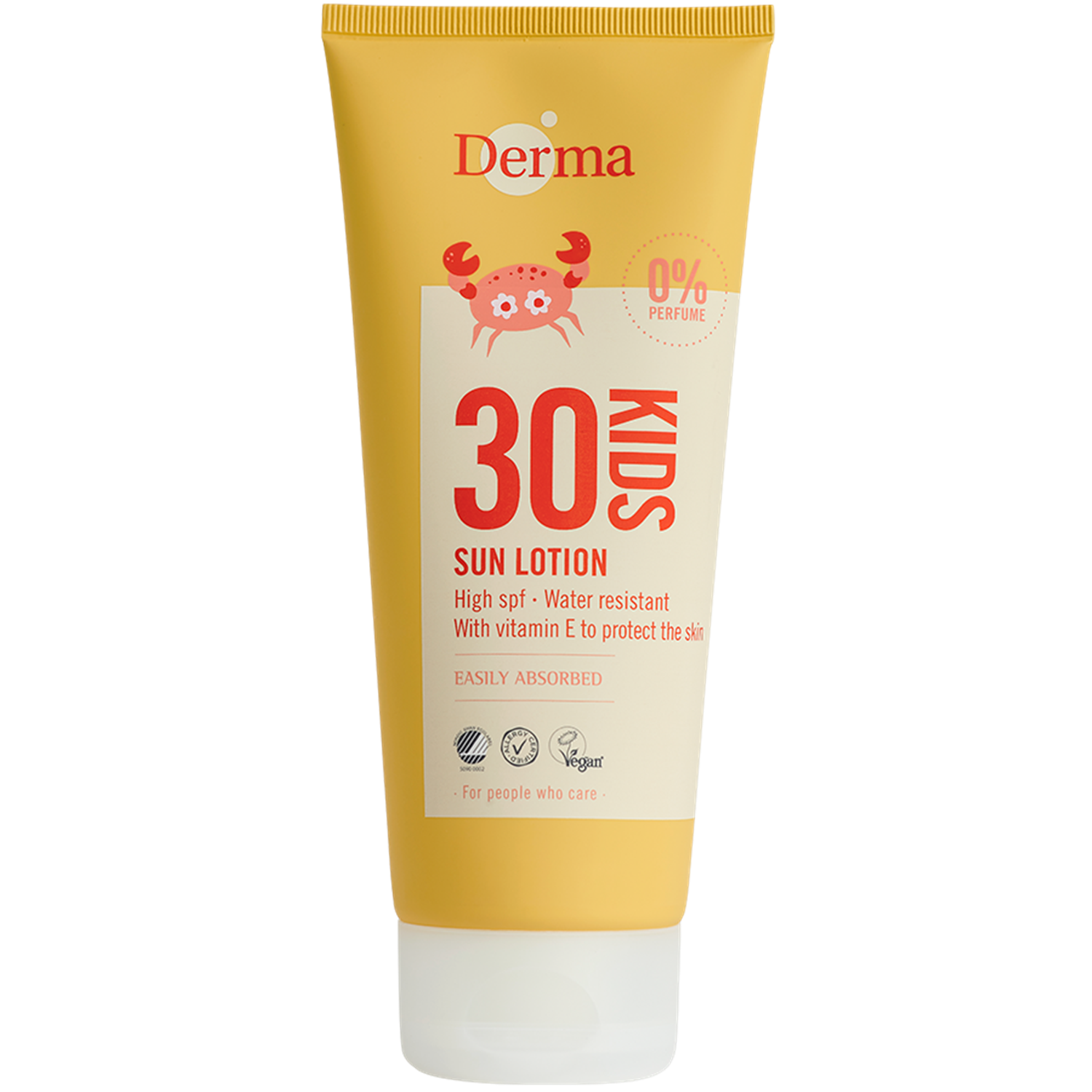 Derma Kids Sollotion Spf30  200 Ml    Vandfast Solcreme