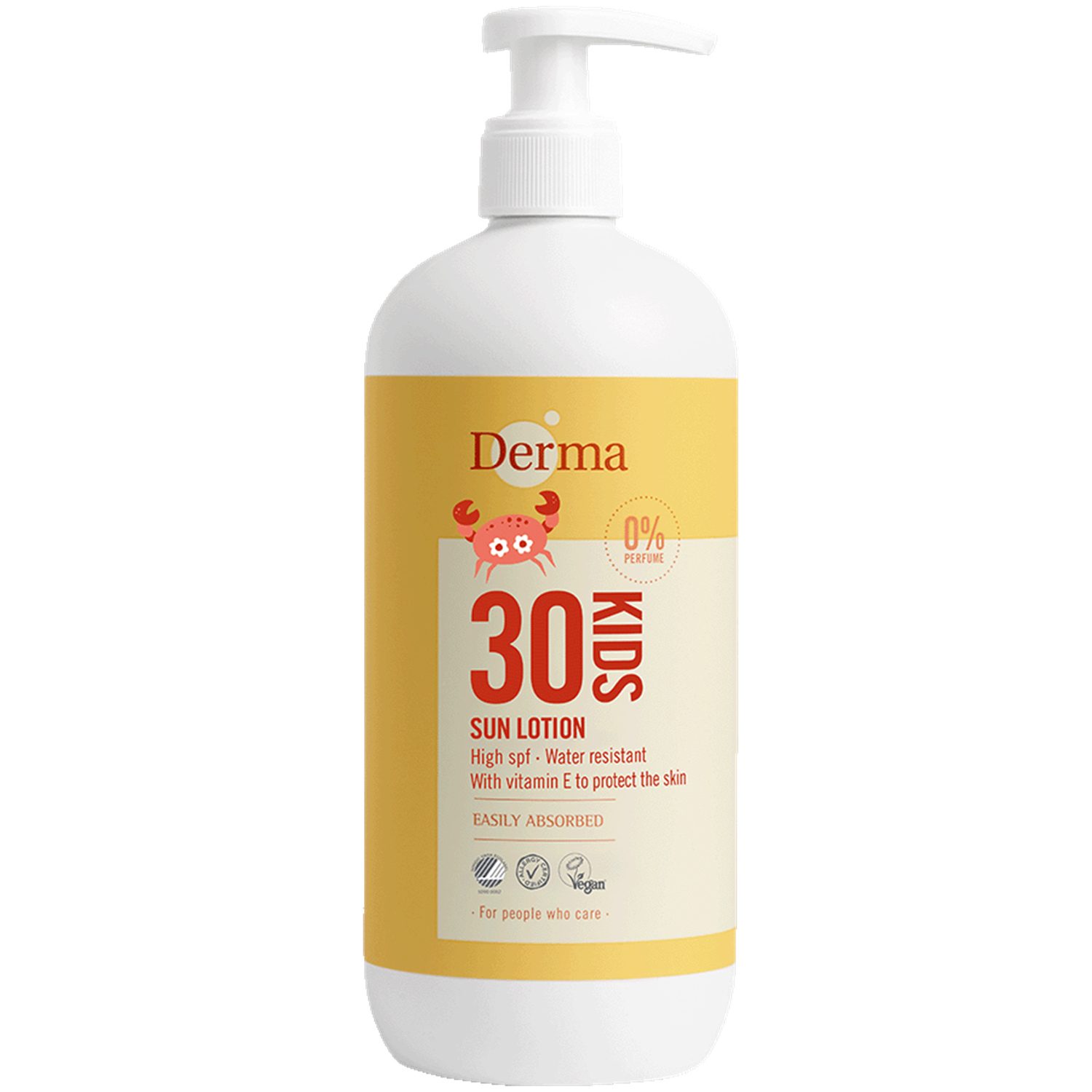 Derma Kids Sollotion Spf30  500 Ml    Vandfast Solcreme