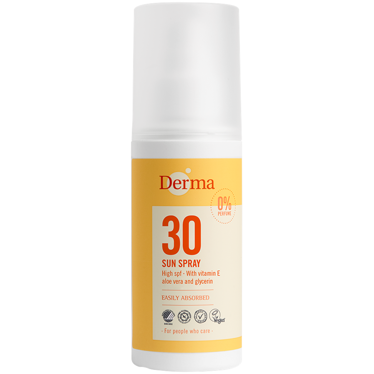 Derma Solspray Spf30  150 Ml    Vandfast Solcreme