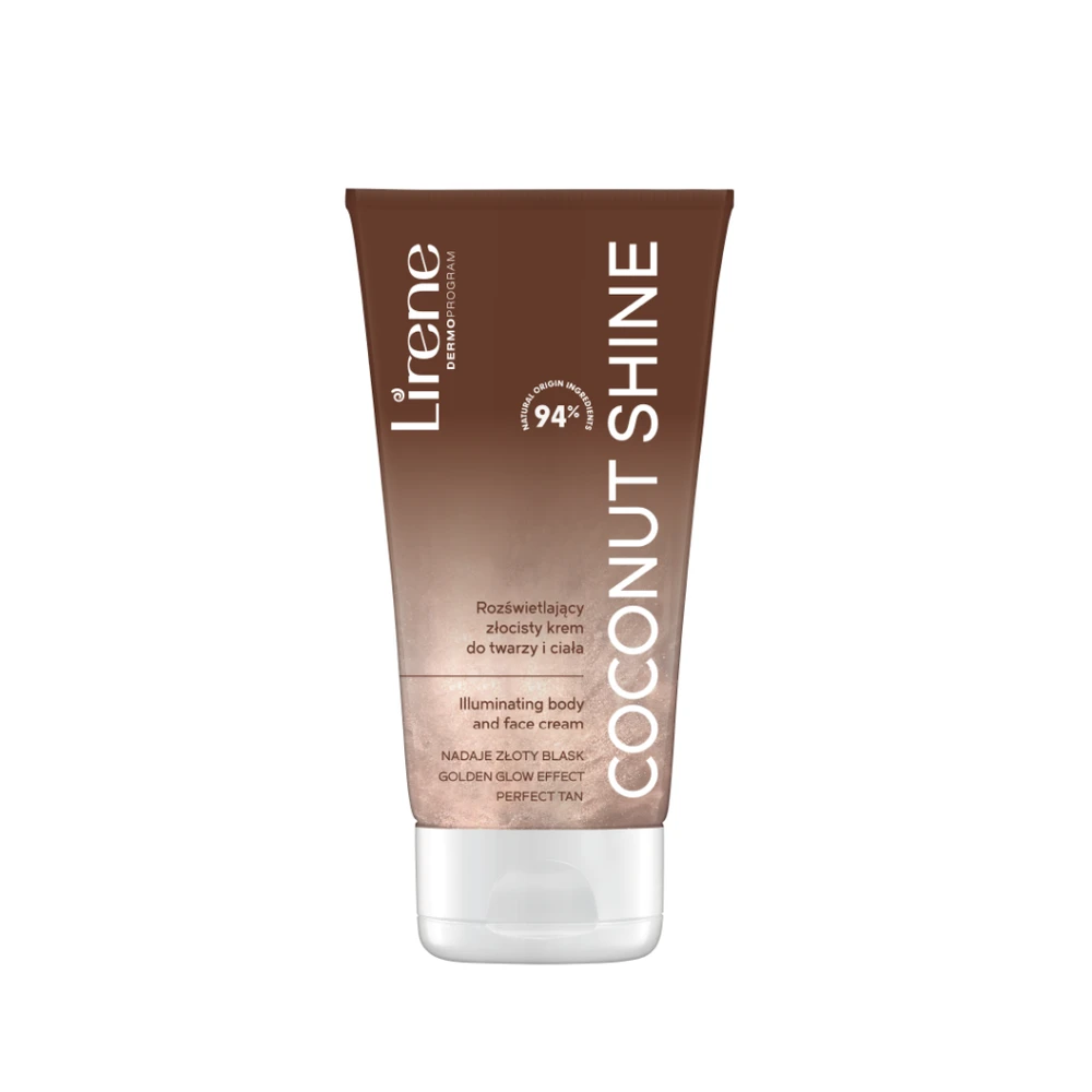 Lirene Perfect Tan  Selvbruner Ansigts  Og Kropscreme Coconut Shine  150ml