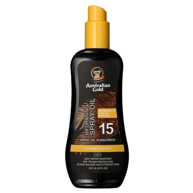 Australian Gold Carrot Oil Spray Spf 15   237 Ml
