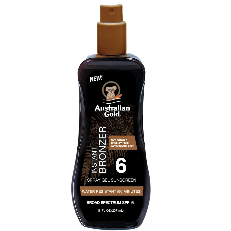 Australian Gold Instant Bronzer Spraygel Spf 06   237 Ml