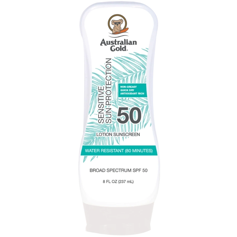 Australian Gold Sensitive Skin Lotion Spf 50 237 Ml