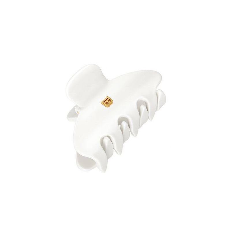Balmain Cellulose Acetate Pince ?  Cheveux Small White