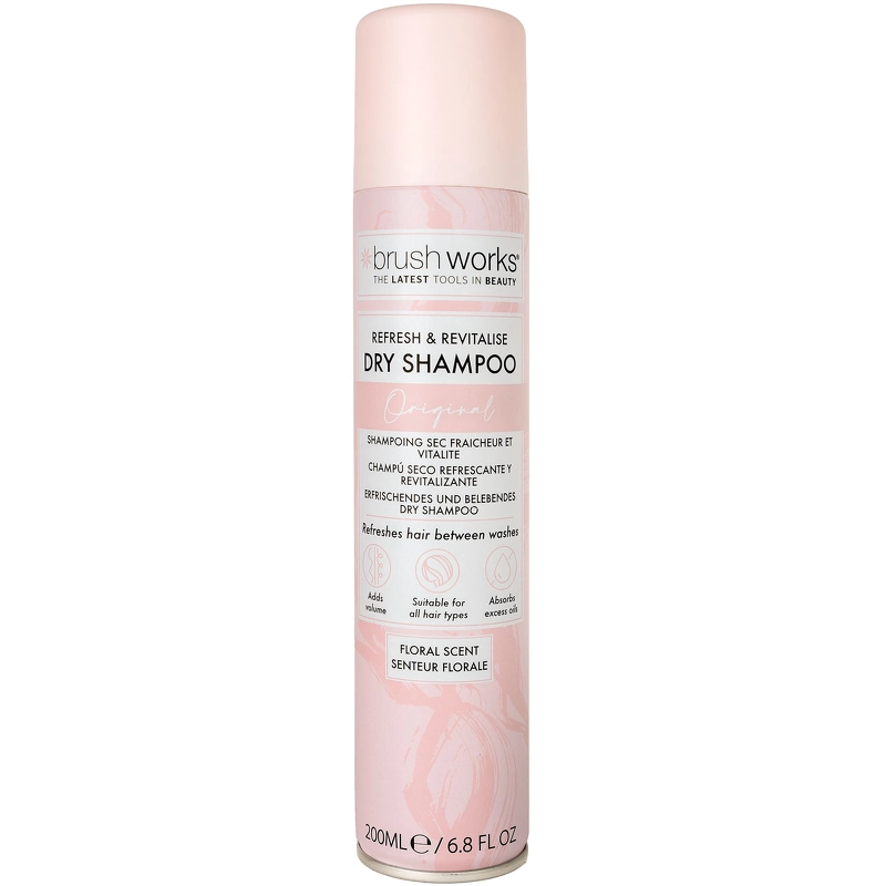 Brushworks Refresh Revitalise Floral Dry Shampoo 200 Ml