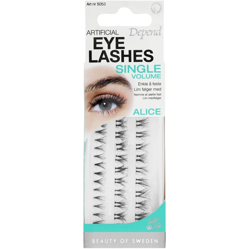 Depend Cosmetic Pe Artificial Eyelashes Single   Alice
