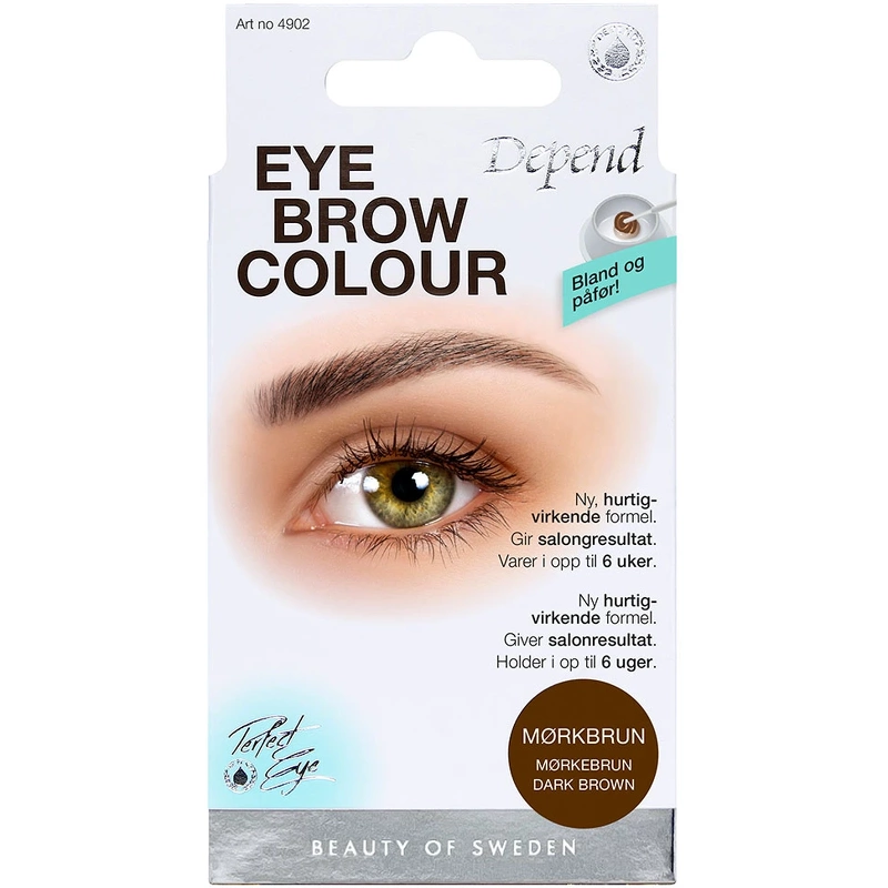 Depend Cosmetic Pe Eyebrow Colour   Dark Brown