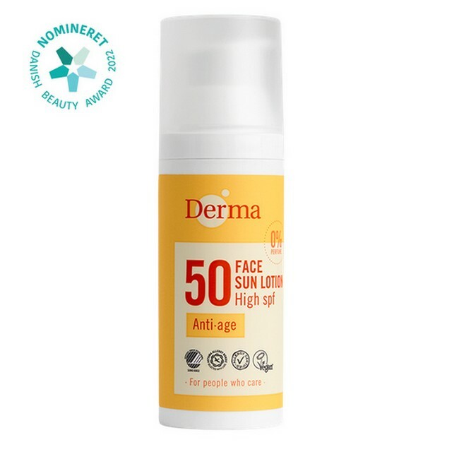 Derma Ansigtssolcreme Spf 50 50 Ml