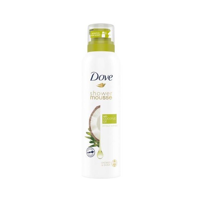 Dove   Shower Foam Mousse Coconut Oil   200 Ml