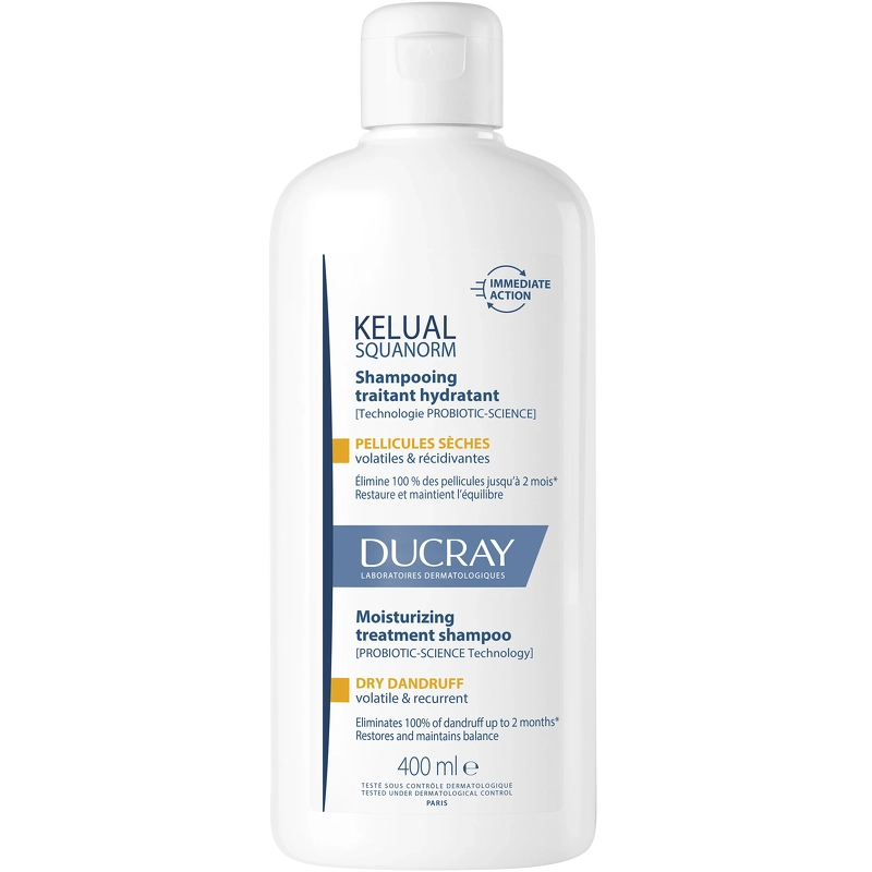 Ducray Kelual Squanorm Shampoo Dry Dandruff 400 Ml