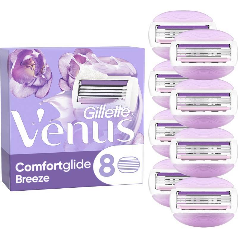Gillette Venus Comfortglide Breeze Blades 8 Pieces