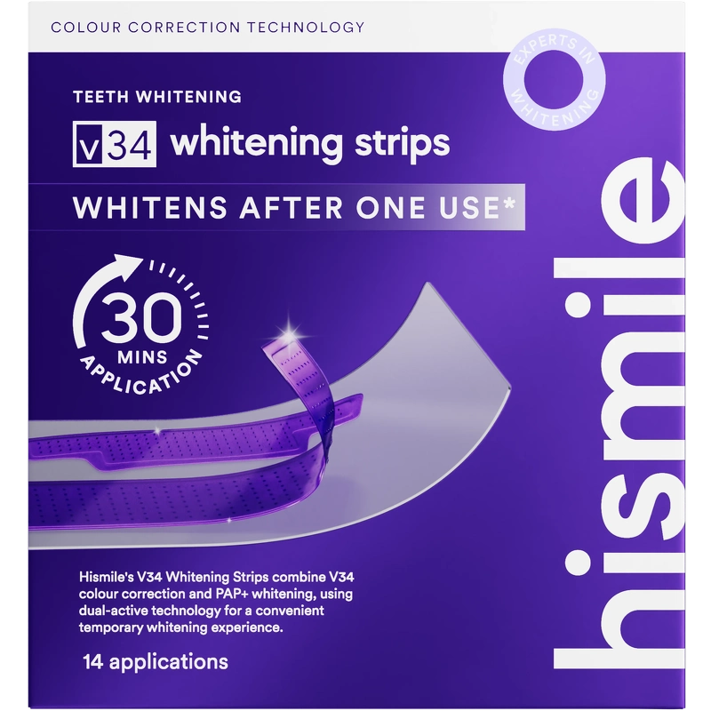 Hismile V34 Teeth Whitening Strips 14 Pieces