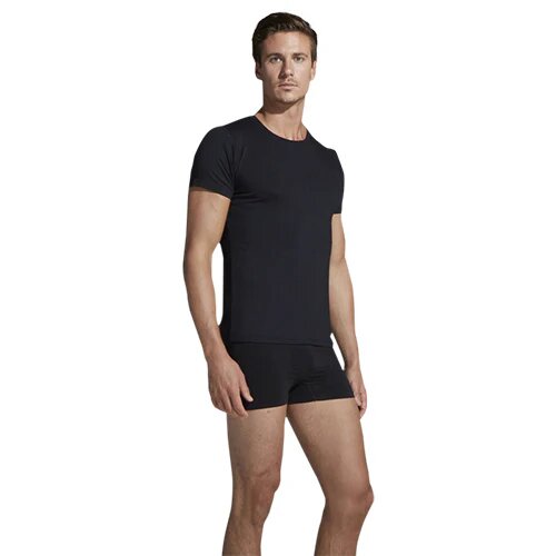 Men S Crew Neck T Shirt Sort Str S