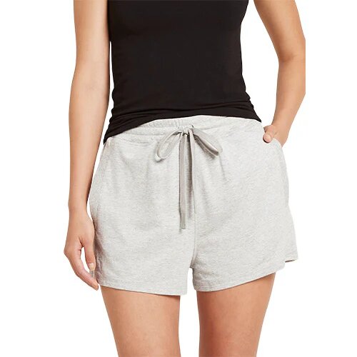 Women S Weekend Sweat Short Grey Marl Str Xl