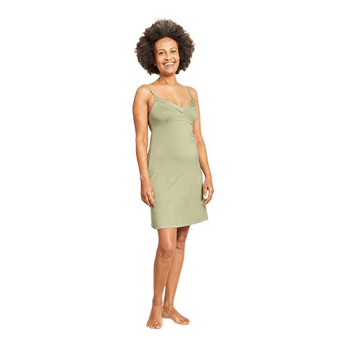Goodnight Slip Sleep Dress Sage Str Xl