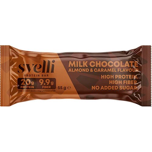Svelli Milk Chocolate Almond   Caramel Flavour